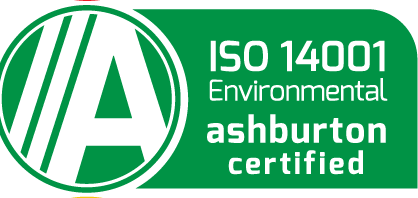 ISO 14001 Environmental - Ashburton certified